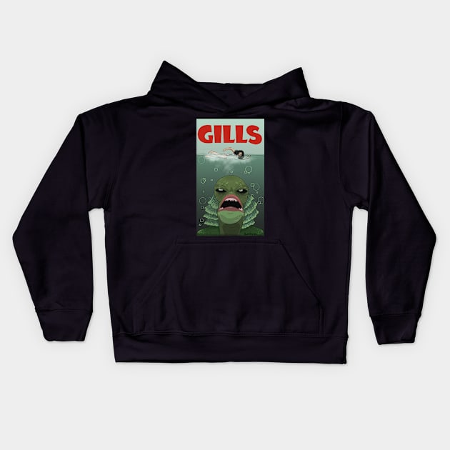 Gills Kids Hoodie by Bat13SJx